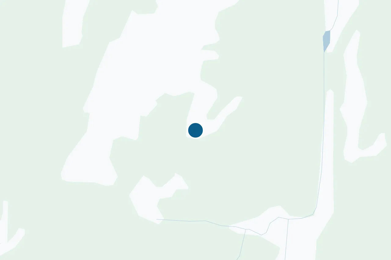 Map of Kvinesdal with the test centre marked