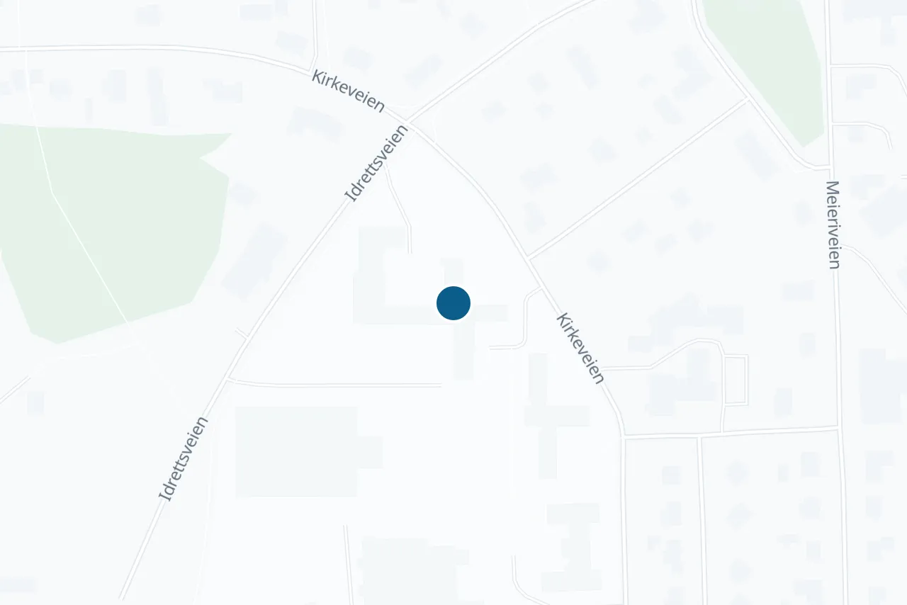Map of Porsanger Porsángu Porsanki with the test centre marked